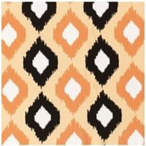 sperenza Tissu viscose imprimé losange vendu par 50 cm(...) - Orange pas cher