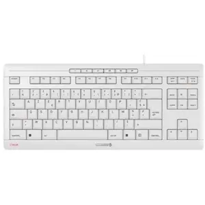 Cherry Stream Keyboard TKL - Filaire - Blanc pas cher