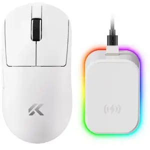 MCHOSE A7 V2 Ultra Plus Lightweight - Sans fil - Blanc pas cher