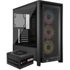 Corsair Frame 4000D RS ARGB Noir + ATX 1000W-RM1000e Gold pas cher