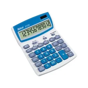 GBC Ibico 212X - Calculatrice de bureau - 12 chiffres - panneau solaire, p... pas cher