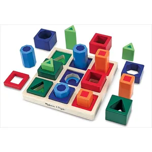 MELISSA & DOUG - 10582 - LOISIR CRÉATIF - SHAPE SEQUENCE SORTING SET