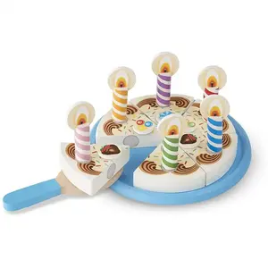 Melissa & Doug gâteau d'anniversaire 34 pièces pas cher