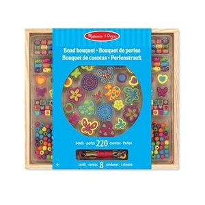 Comparateur de prix : Jeu d'éveil Melissa & Doug Bouquet de Perles en Bois