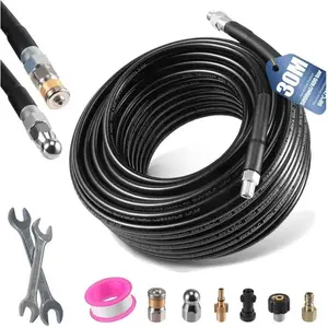 TTLIFE 30M Déboucheur Canalisation Haute Pression400 Bar, Compatible a... pas cher