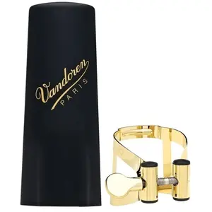 Comparateur de prix : Vandoren LC57DP - Ligature dorée saxo alto + couvre-bec plastique