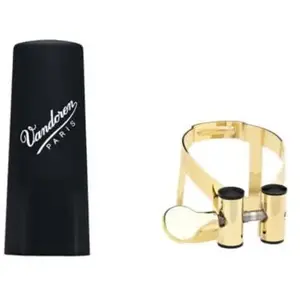 Comparateur de prix : Vandoren LC51GP Masters M/O Ligature pour Clarinette Sib Plaqué Or