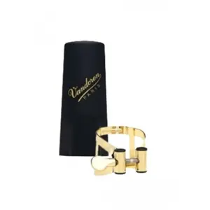 Comparateur de prix : Vandoren LC56GP Ligature M/O Saxophone Soprano Plaqué Or+Cb Plastique
