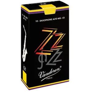 Boite de 10 anches Vandoren série "ZZ" pour Saxophone Alto - Force 1,5