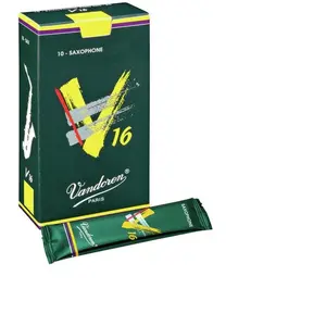 Comparateur de prix : Boite de 10 anches Vandoren série V16 pour Saxophone Soprano - Force 2,5