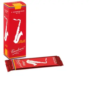Comparateur de prix : Boîte De 5 Anches Saxophone Tenor Java Red Force 3  - Vandoren Sr273r