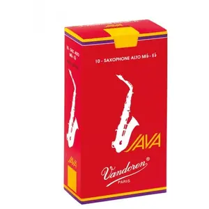 Vandoren Boîte De 10 Anches Saxophone Alto Java Red Force 4 - Vandoren Sr264r