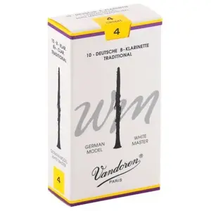 Vandoren CR164T - Anches clarinette Sib White Master Traditional force 4