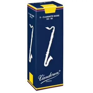 Comparateur de prix : Vandoren Traditionnelles 5 - Clar Basse - CR125 Anches clarinette basse