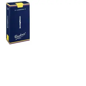 Comparateur de prix : Boite de 10 anches Vandoren série "Traditionelle" pour Clarinette Mib - Force 3