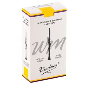 Comparateur de prix : Vandoren CR162T - 10 Anches Clarinette Sib White Master Traditionelle 2