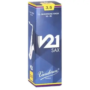 Comparateur de prix : Vandoren Vandoren V21 Bo?Te De 5 Anches Pour Saxophone T?Nor, Force 3,5