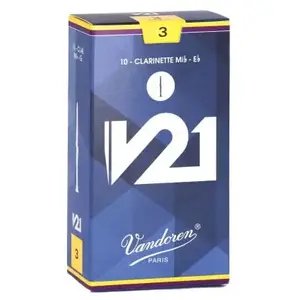 Comparateur de prix : Vandoren Vandoren Cr813 - Anches Clarinette Mib V21 Force 3