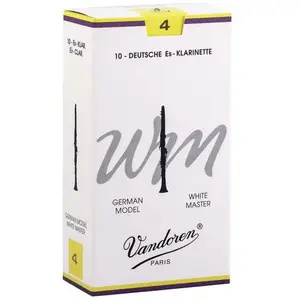 Comparateur de prix : Vandoren W. Master 4 - Clar Mib - Allemande Anches clarinette alto