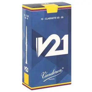 Comparateur de prix : Boite de 10 anches Vandoren série V21 pour clarinette Sib - Force 4