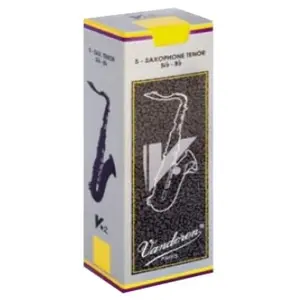 Comparateur de prix : Boite de 5 anches Vandoren série V12 pour Saxophone Ténor - Force 2,5
