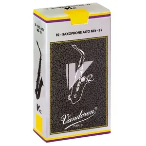 Comparateur de prix : Anche pour saxophone alto Vandoren V.12 Dureté: 3-12 (10 morceaux)