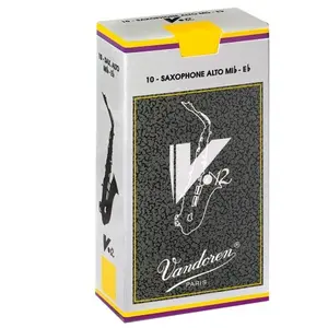 Comparateur de prix : Boîte de 10 anches V12 saxophone alto Force 5 - Vandoren SR615