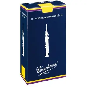 Comparateur de prix : Vandoren SR204 - 10 Anches Saxophone Soprano Traditionnelles 4