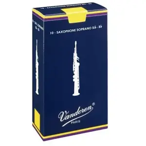 Comparateur de prix : Vandoren SR2015 - 10 Anches Saxophone Soprano Traditionnelles 1.5