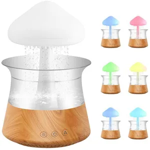 TTLIFE Humidificateur d'air Lampe Pluie, 450ml Diffuseur d'huile essen...