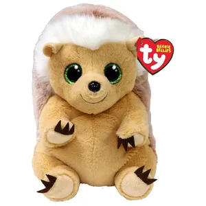 Ty Animal en peluche Beanie Bellies Medium Bumper le hérisson 30 cm Beige pas cher