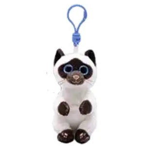Comparateur de prix : Porte-clés en peluche TY Beanie Bellies Clip Miso Le Chat