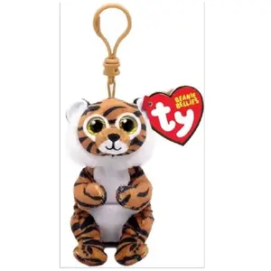 Porte-clés en peluche TY Beanie Bellies Clip Clawdia Le Tigre pas cher