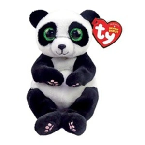 Comparateur de prix : Peluche TY Beanie Babies Small Ying Le Panda Noir et Blanc