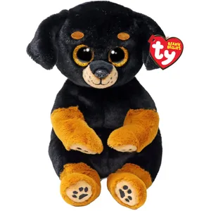 Comparateur de prix : Animal en peluche Ty Beanie Bellies Randi le chien 15 cm Noir et Marron