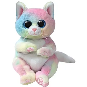 Peluche TY Beanie Bellies Jenni le chat 15 cm pas cher