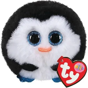 Comparateur de prix : Peluche Ty Puffies - Ty - Waddles le pingouin - Noir - 3 ans - 7.5 cm