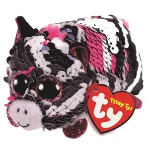 Peluche Ty Teeny Sequins Zoey Le zèbre 8 cm pas cher