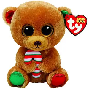 Peluche Bella l’Ours Brun Sucre d'orge Beanie Boo's Ty Medium 23 cm pas cher
