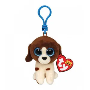 Comparateur de prix : Porte-clés en peluche Ty Beanie Boo's Clip Muddles le Chien