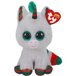 Peluche Ty Beanie Boo's Small La licorne de Noël pas cher