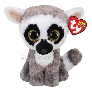Peluche Ty Beanie Boo's Lémur le lémurien 15 cm pas cher