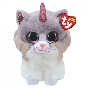 Peluche Ty Beanie Boo's Asher Le chat Licorne pas cher