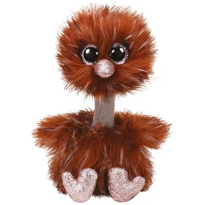 Peluche Ty Beanie Boo's Taille M Orson l'autruche 23 cm pas cher