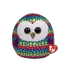 Peluche Ty Squish A Boos Small Owen Hibou pas cher