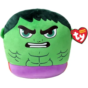 Comparateur de prix : Ty - Marvel Squish a boos - Coussin Hulk 20 cm - TY39252 - Vert - Dès 3 Ans
