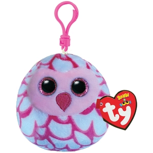 Peluche Ty Squish A Boos Clip Pinky Le Hibou pas cher