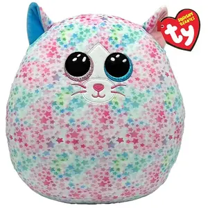 Peluche TY Squish a boos Coussin Emma le chat 40 cm pas cher