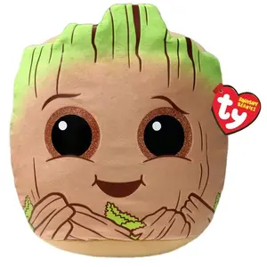 Peluche TY Marvel Squish a boos Medium Groot pas cher