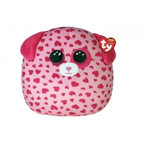 Peluche Ty Squish A Boos Small Tickle Le Chien Rose pas cher